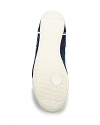 Мужские темно-синие замшевые кеды от Crosby