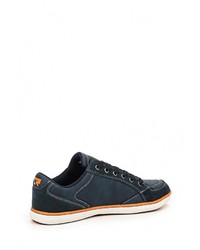 Мужские темно-синие замшевые кеды от Crosby