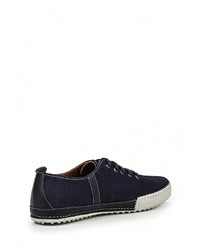 Мужские темно-синие замшевые кеды от Dino Ricci