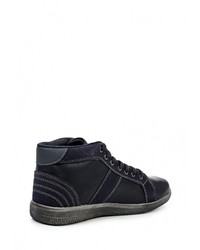 Мужские темно-синие замшевые кеды от Flair