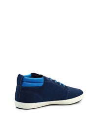 Мужские темно-синие замшевые кеды от Lacoste