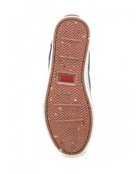 Мужские темно-синие замшевые кеды от Levi's