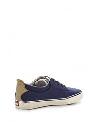 Мужские темно-синие замшевые кеды от Levi's