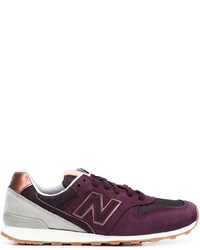 Женские темно-синие замшевые кеды от New Balance