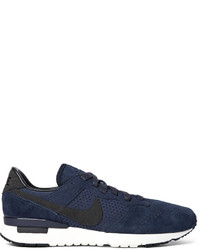 Мужские темно-синие замшевые кеды от Nike