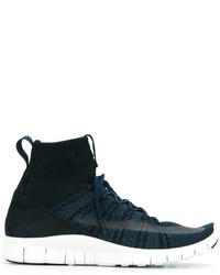Мужские темно-синие замшевые кеды от Nike