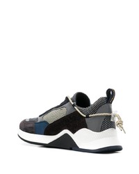 Мужские темно-синие замшевые кроссовки от BRIMARTS