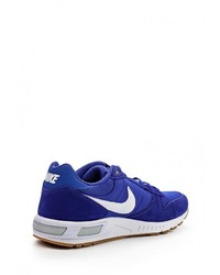 Мужские темно-синие замшевые кроссовки от Nike