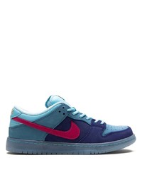 Мужские темно-синие замшевые кроссовки от Nike