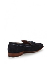 Мужские темно-синие замшевые лоферы от Aldo