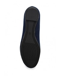 Женские темно-синие замшевые лоферы от Dorothy Perkins