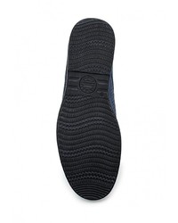 Мужские темно-синие замшевые лоферы от Instreet