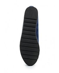 Женские темно-синие замшевые лоферы от Jessy Ross