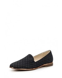 Женские темно-синие замшевые лоферы от Keddo