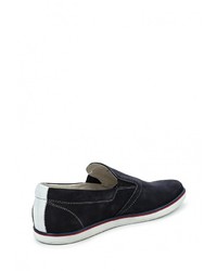 Мужские темно-синие замшевые лоферы от Valser