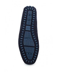 Мужские темно-синие замшевые мокасины от Aldo