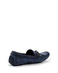 Мужские темно-синие замшевые мокасины от Calvin Klein Jeans