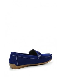 Мужские темно-синие замшевые мокасины от WS Shoes