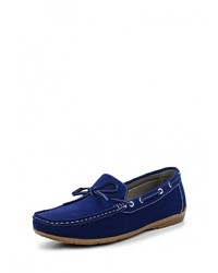 Мужские темно-синие замшевые мокасины от WS Shoes