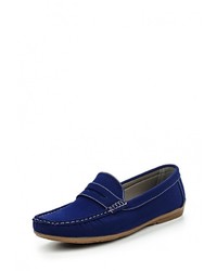 Мужские темно-синие замшевые мокасины от WS Shoes