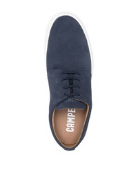 Мужские темно-синие замшевые низкие кеды от Camper