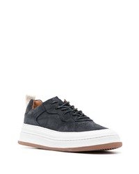 Мужские темно-синие замшевые низкие кеды от Buttero