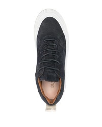 Мужские темно-синие замшевые низкие кеды от Buttero