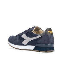 Мужские темно-синие замшевые низкие кеды от Diadora