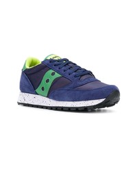 Мужские темно-синие замшевые низкие кеды от Saucony