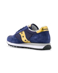 Женские темно-синие замшевые низкие кеды от Saucony