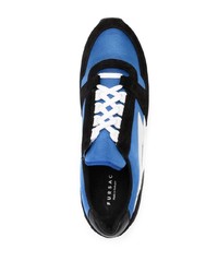 Мужские темно-синие замшевые низкие кеды от FURSAC