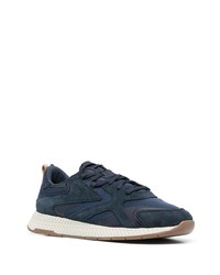 Мужские темно-синие замшевые низкие кеды от BOSS