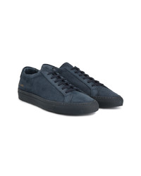 Мужские темно-синие замшевые низкие кеды от Common Projects