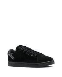 Мужские темно-синие замшевые низкие кеды от Raf Simons