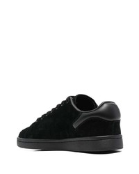 Мужские темно-синие замшевые низкие кеды от Raf Simons