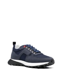 Мужские темно-синие замшевые низкие кеды от Peuterey