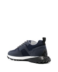 Мужские темно-синие замшевые низкие кеды от Peuterey