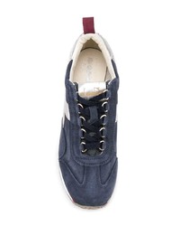 Женские темно-синие замшевые низкие кеды от Diadora