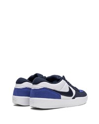 Мужские темно-синие замшевые низкие кеды от Nike