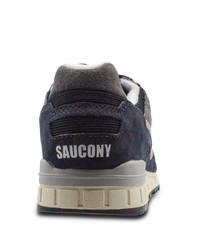 Мужские темно-синие замшевые низкие кеды от Saucony