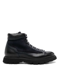 Мужские темно-синие замшевые повседневные ботинки от Doucal's