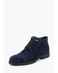 Мужские темно-синие замшевые повседневные ботинки от Just Couture