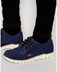 Мужские темно-синие замшевые повседневные ботинки от Kickers