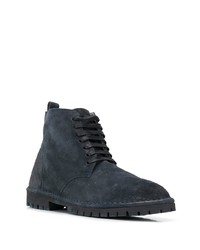 Мужские темно-синие замшевые повседневные ботинки от Marsèll