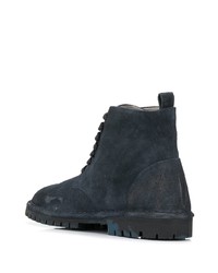 Мужские темно-синие замшевые повседневные ботинки от Marsèll