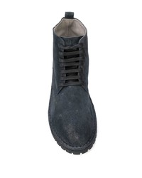 Мужские темно-синие замшевые повседневные ботинки от Marsèll