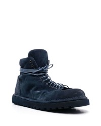 Мужские темно-синие замшевые повседневные ботинки от Marsèll