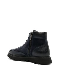 Мужские темно-синие замшевые повседневные ботинки от Doucal's