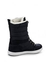 Темно-синие замшевые полусапоги от Zenden Active