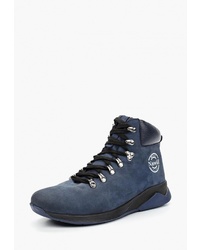 Мужские темно-синие замшевые рабочие ботинки от Matt Nawill